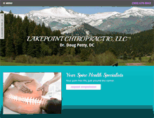 Tablet Screenshot of lakepointchiropractic.com